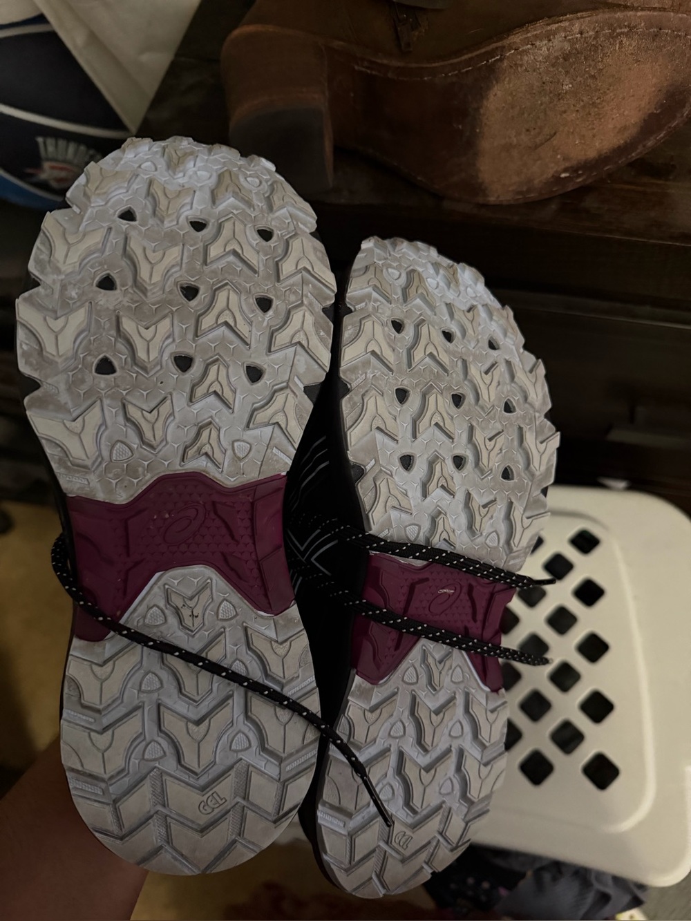 Trail Running Shoes - Black & Purple